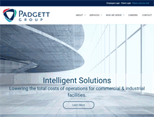 Tablet Screenshot of padgettservices.com